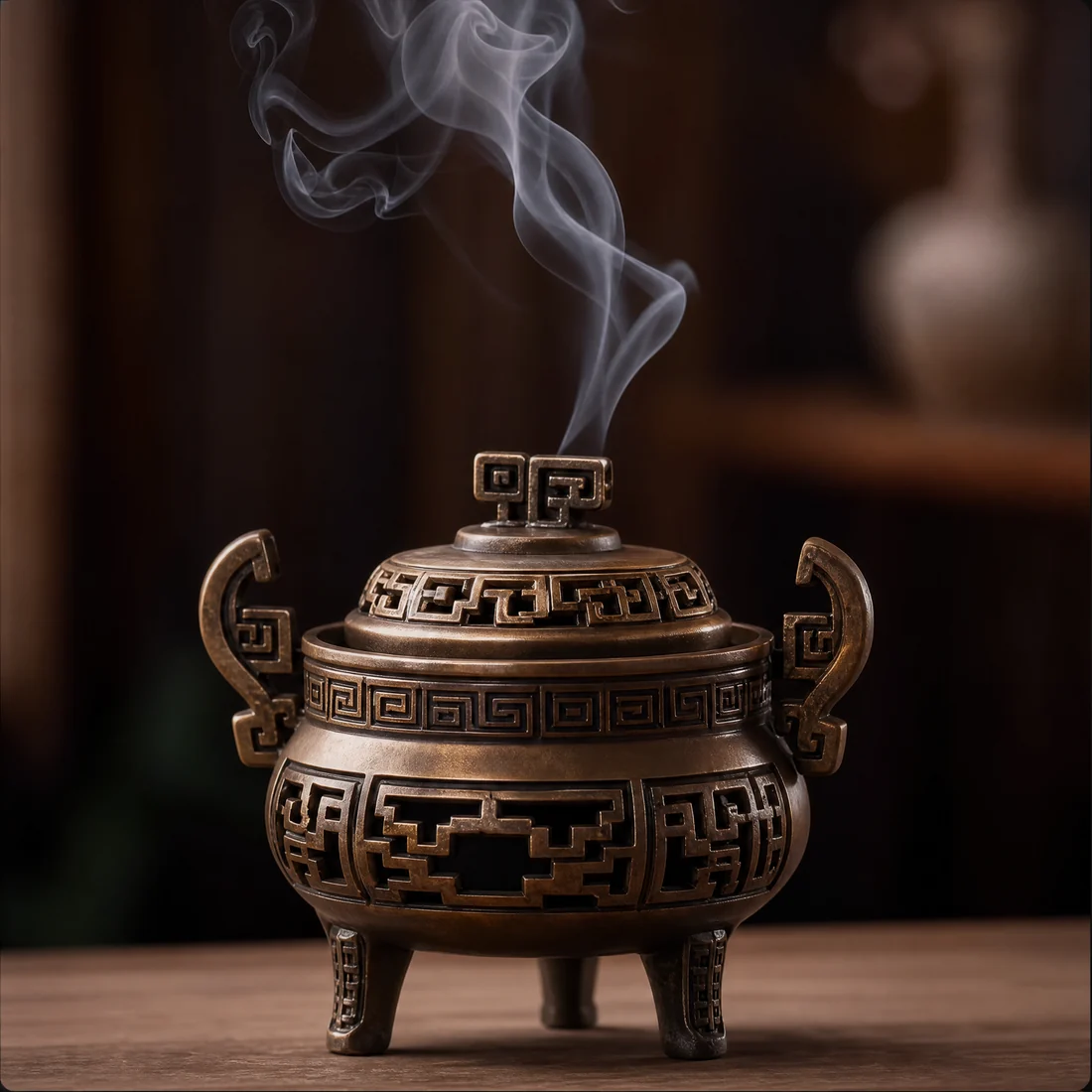 回纹鬲式款